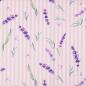 Preview: Canvas Druck Lavendelblüten und Blätter auf Flieder